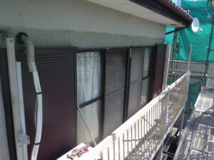 テラス屋根の撤去完了になります。