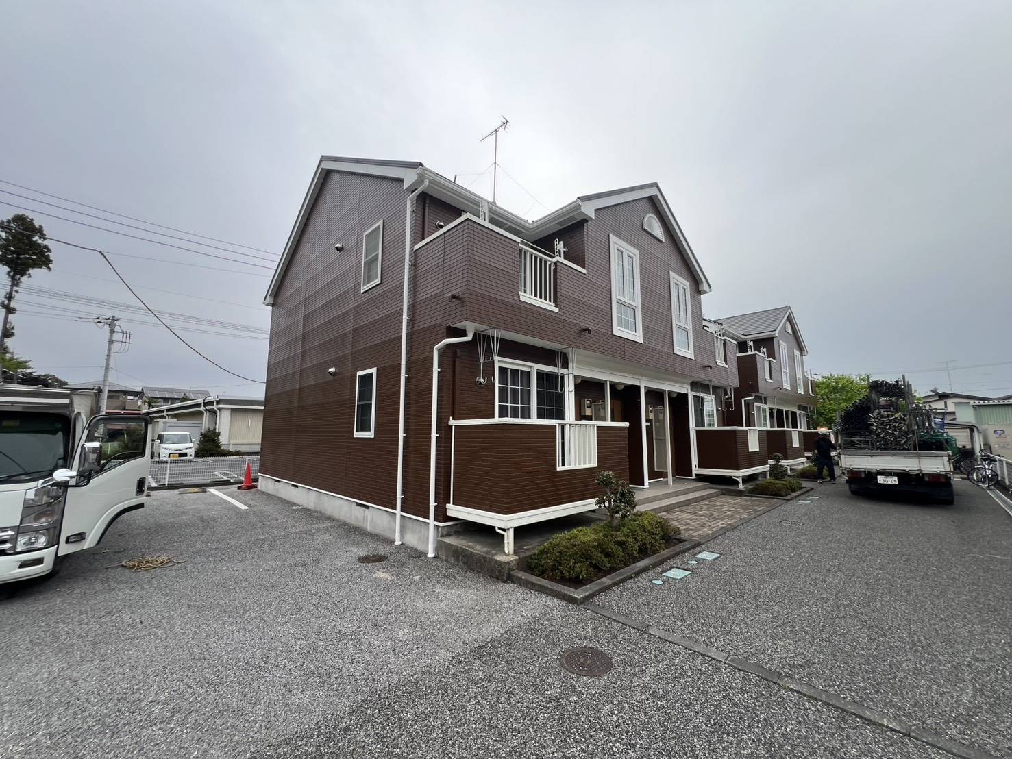 さくら市喜連川 アパート外壁塗装工事 施工後