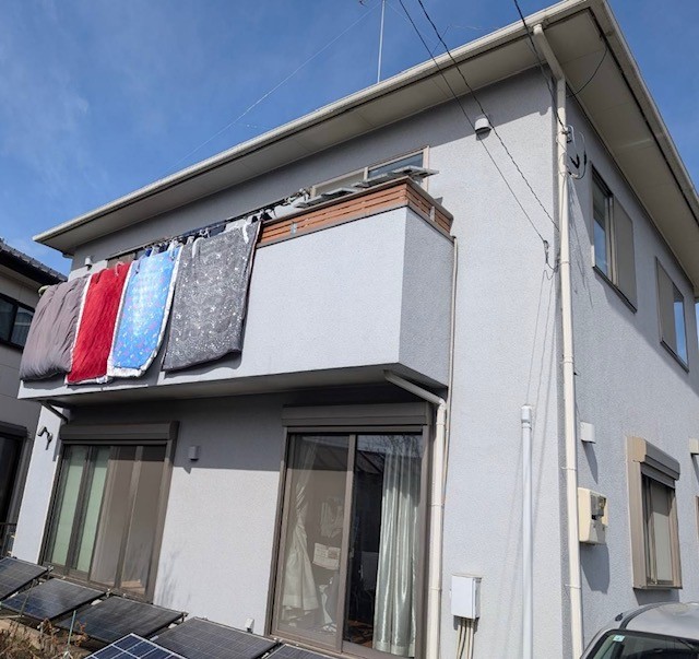 宇都宮市 外壁塗装 屋根カバー工法 外観施工前