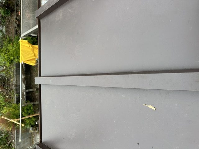 瓦棒屋根のカッパ取り付け