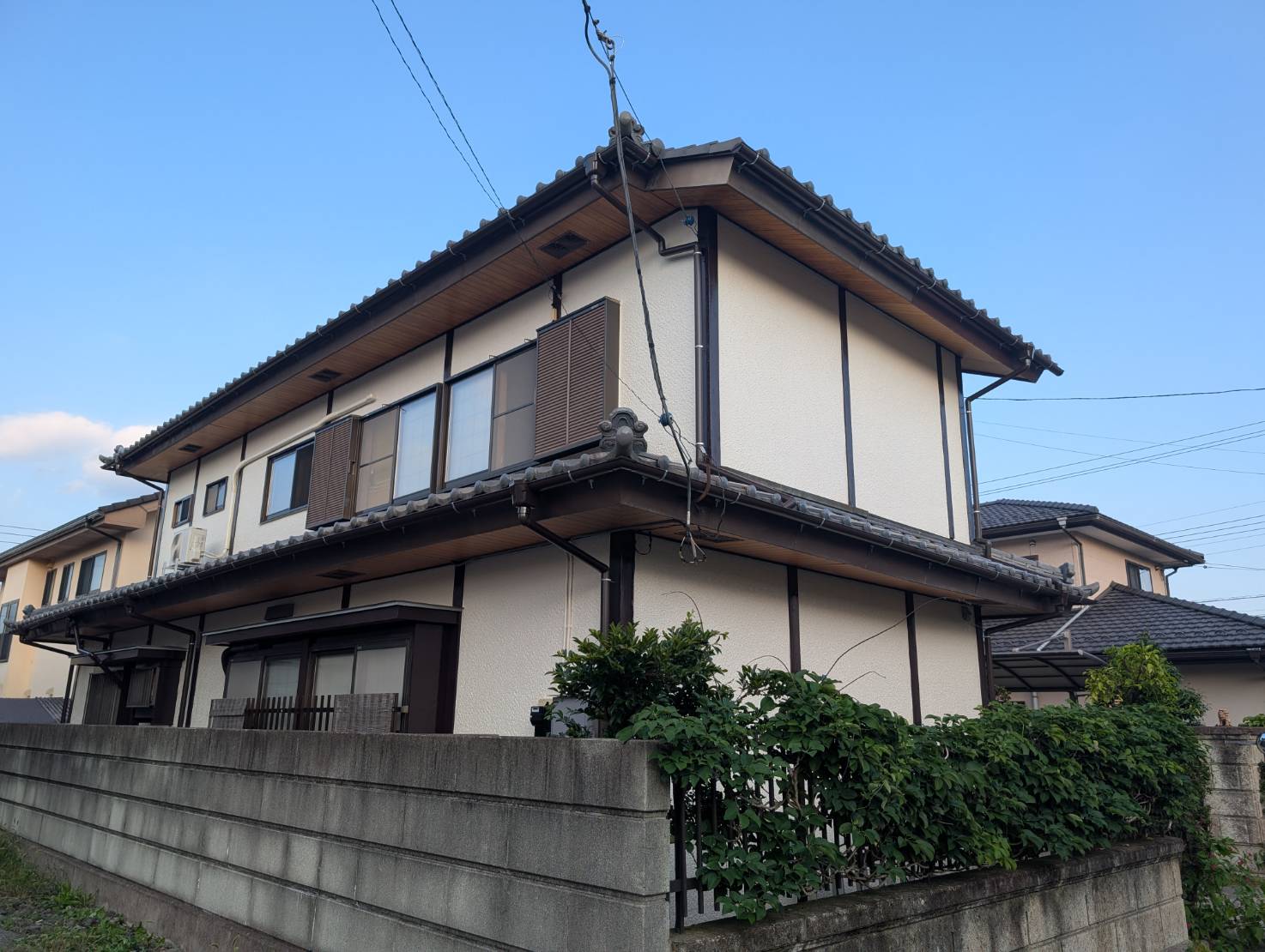 宇都宮市 屋根修繕 外壁塗装 雨樋交換 施工後
