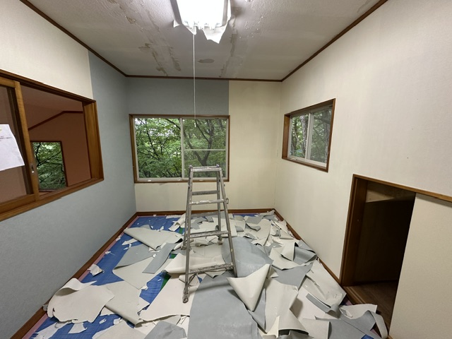 那須町 内装リフォーム クロス剥がし