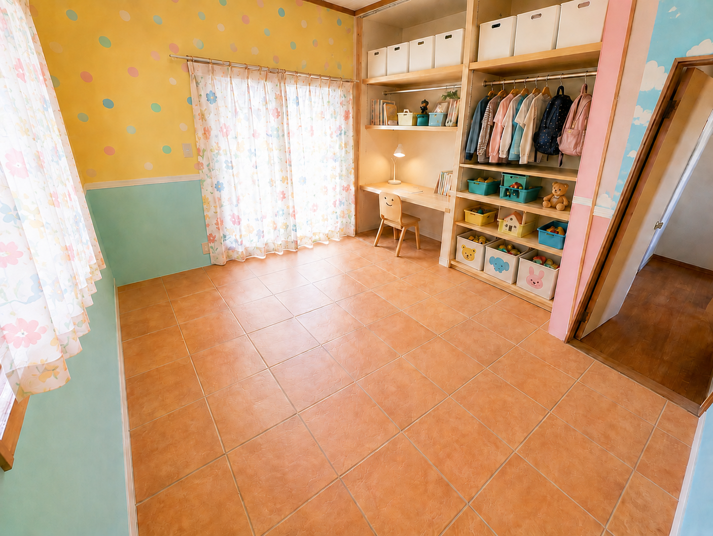 カラフルな子供部屋シミュレーション