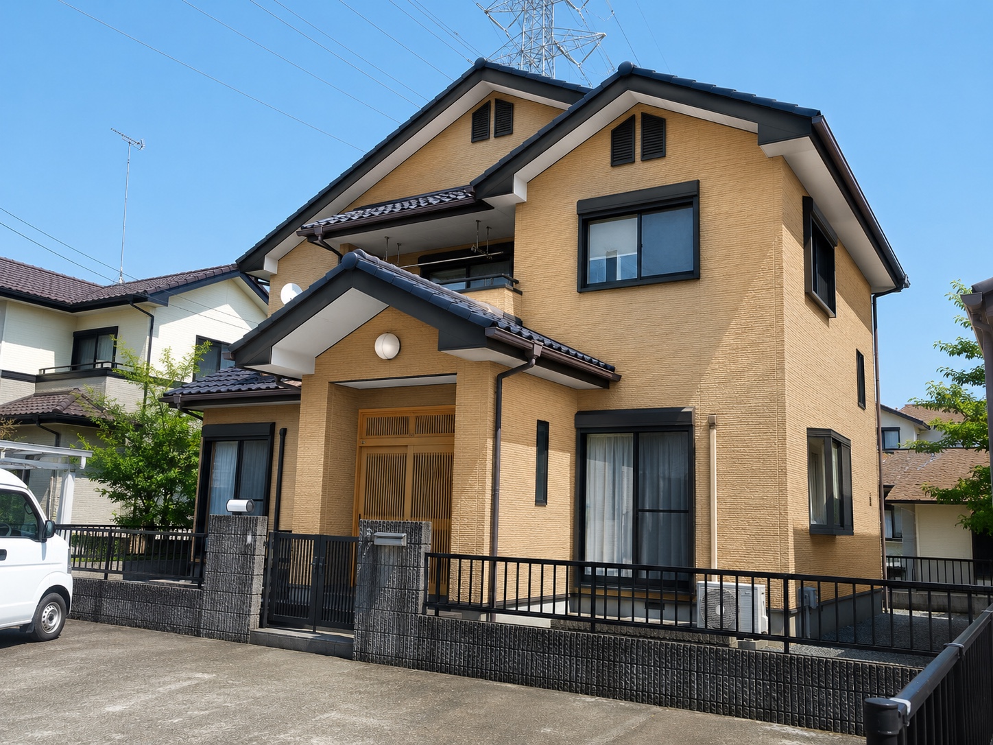 外壁塗装ブラウン系カラーシミュレーション