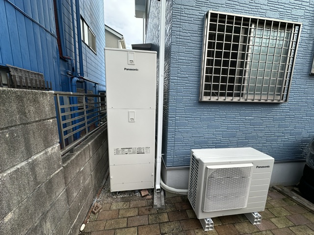 電気温水器からエコキュート交換工事 施工後