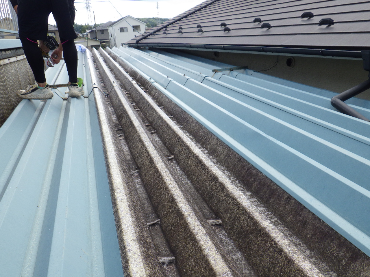 宇都宮市細谷町 折板屋根交換工事 施工前