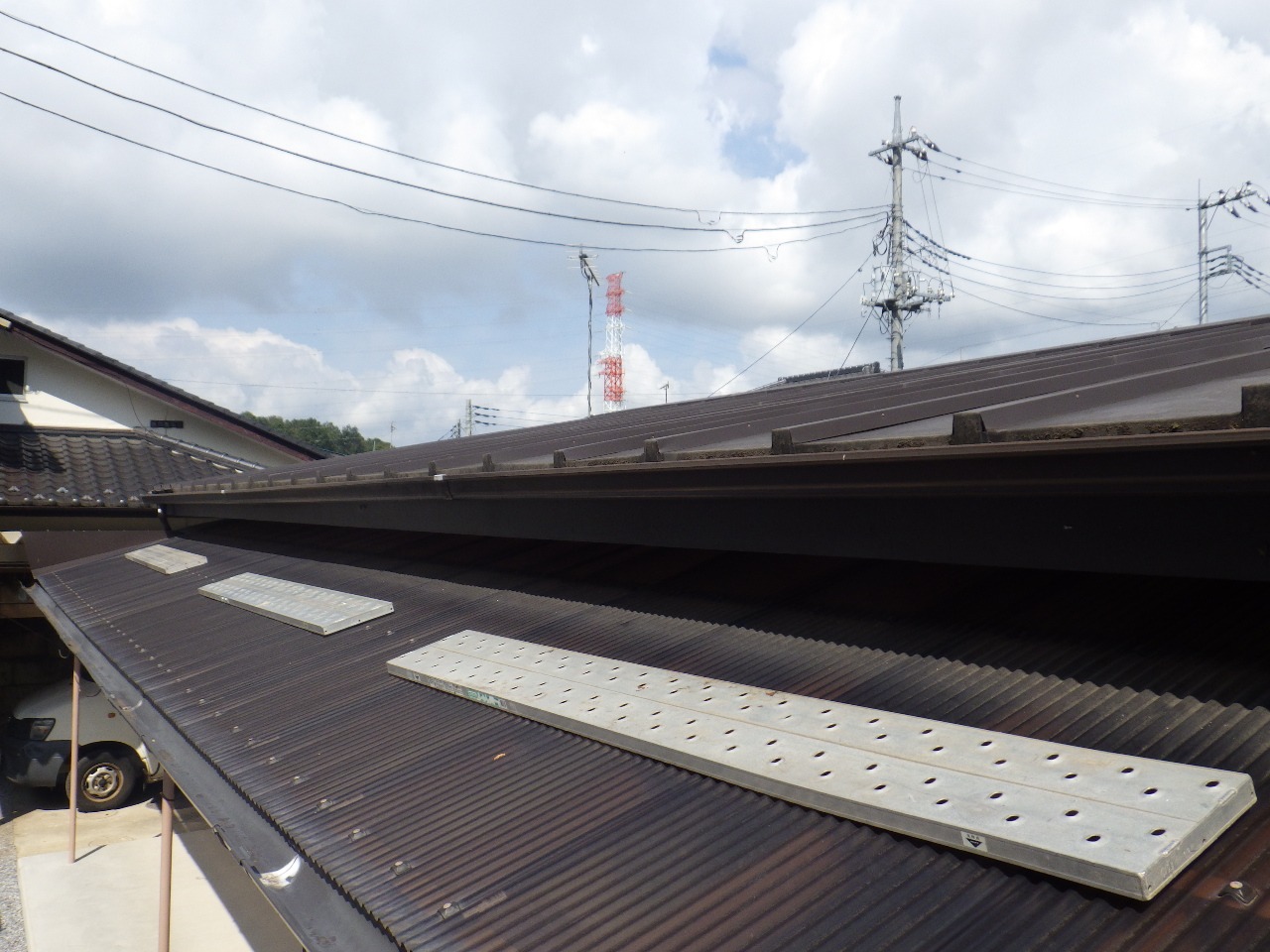 宇都宮市氷室町 雨樋交換工事 施工前