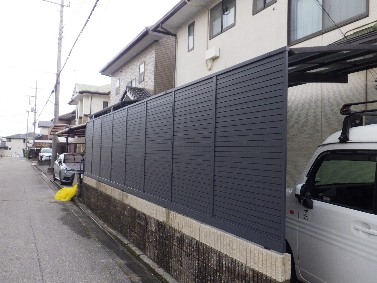 宇都宮市竹林町 フェンス交換工事 施工後