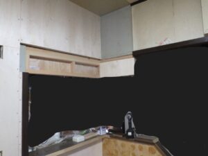 下地の取り付け完了になります。