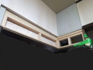 枠の取り付け完了になります。