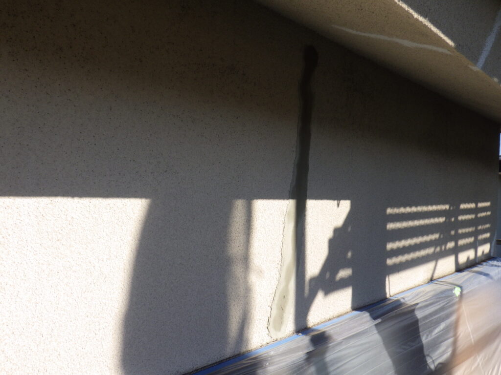 クラック補修完了になります。