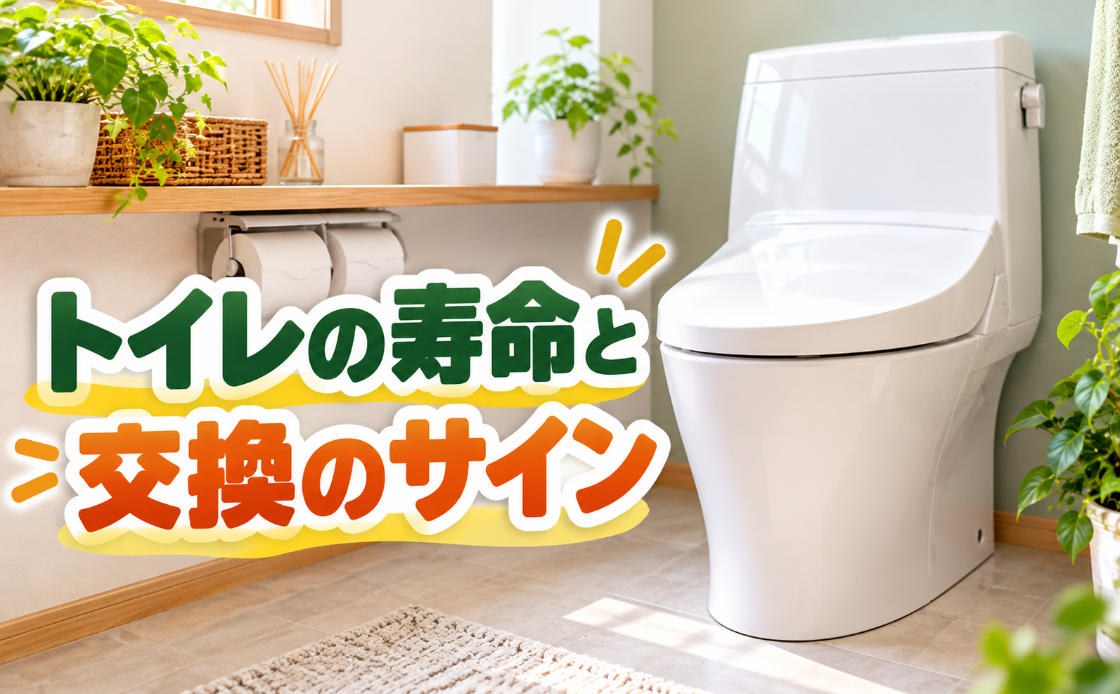 トイレの寿命と交換サイン｜宇都宮市